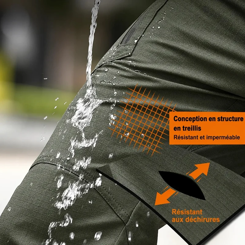 Pantalon randonnée cargo homme trekking