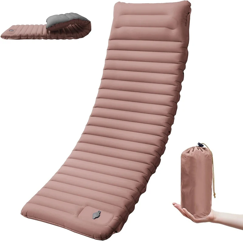 Matelas de couchage randonnée avec pompe pied