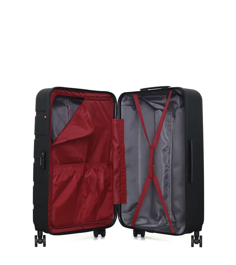 Lot de 4 Valises Rigides Grand Format, Taille Moyenne, Cabine et Vanity AIGLE