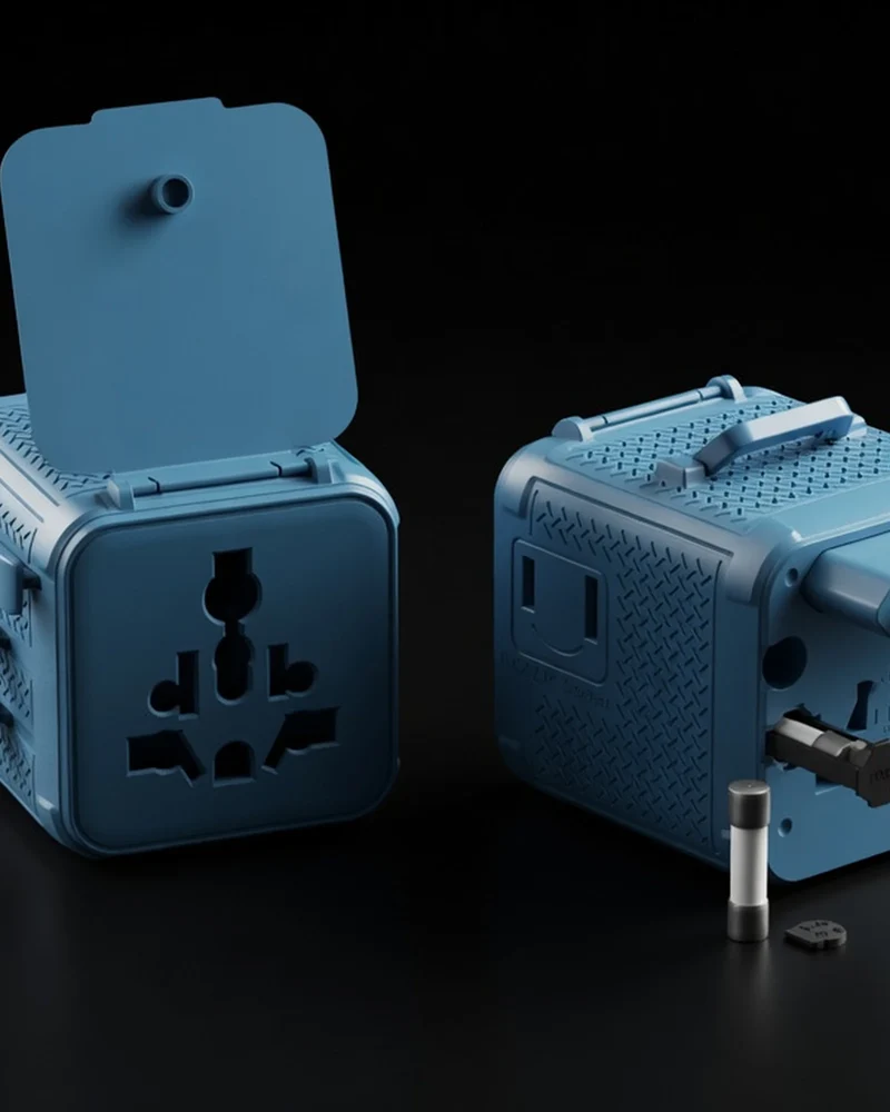 Adaptateur universel compact à personnaliser