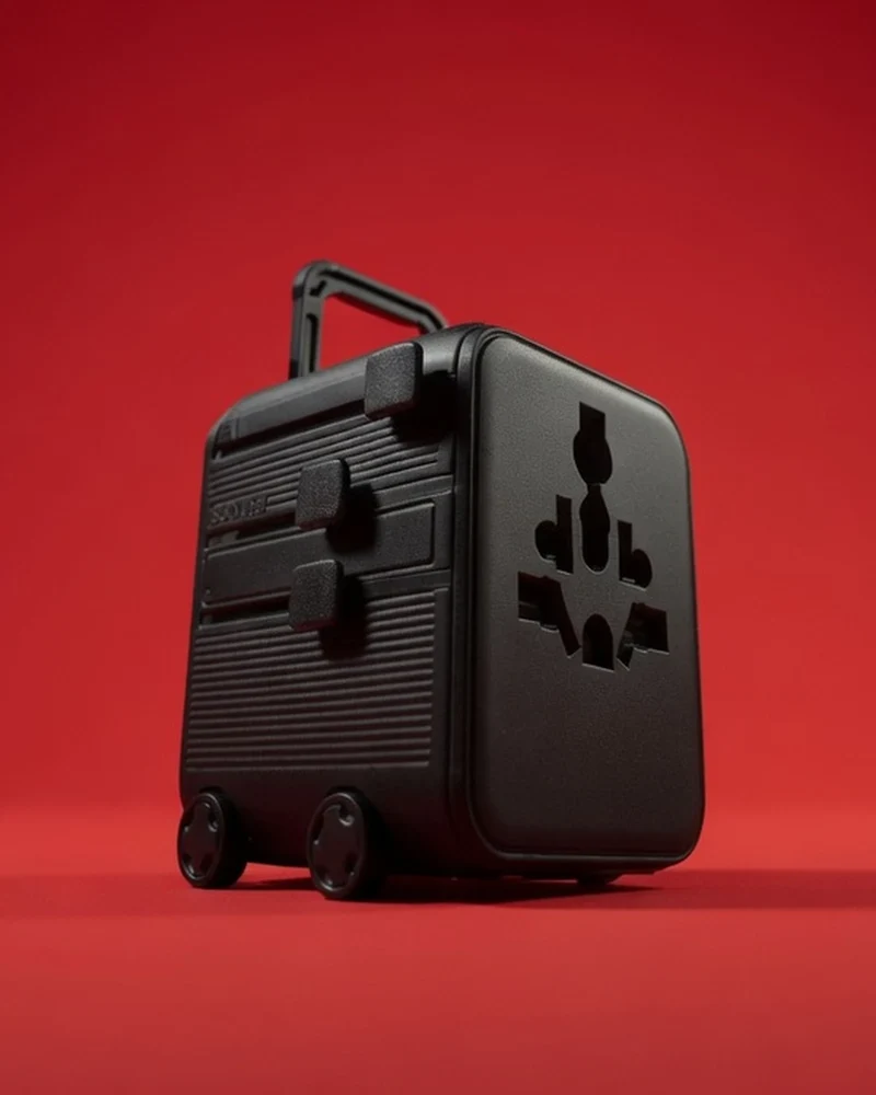 Adaptateur universel compact à personnaliser