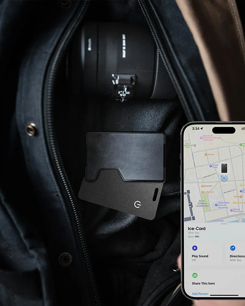 Carte de suivi noir à personnaliser