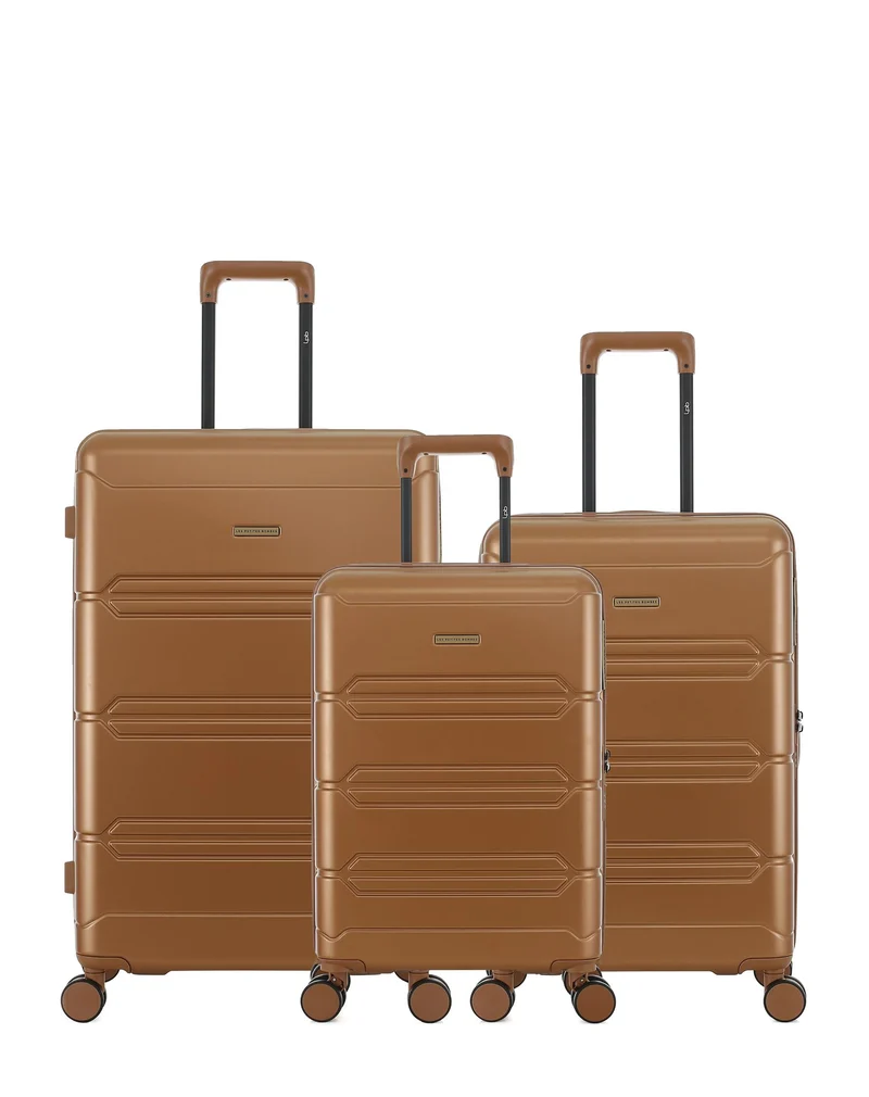 Lot de 3 Valises Rigides Grand Format, Taille Moyenne et Cabine LYNDA