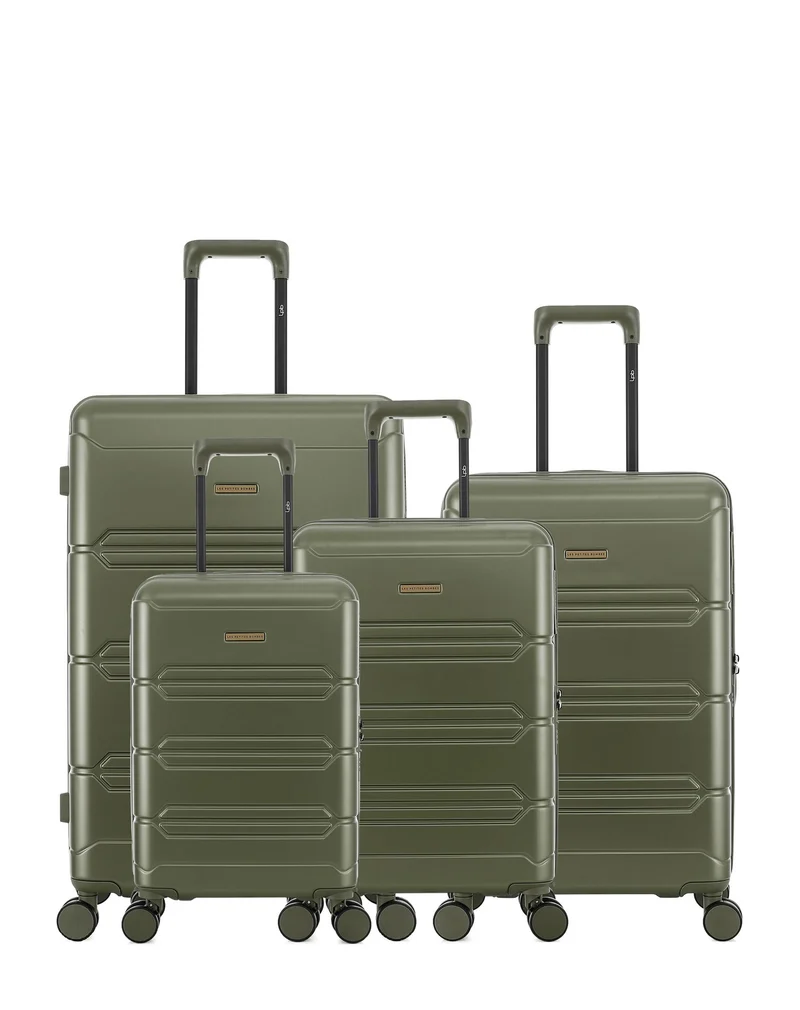 Lot de 4 Valises Rigides Grand Format, Taille Moyenne, Cabine et Cabine XS LYNDA