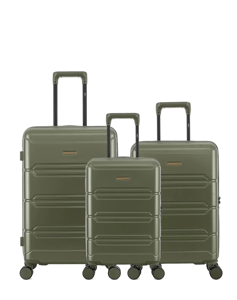 Lot de 3 Valises Rigides Taille Moyenne, Cabine et Cabine XS LYNDA