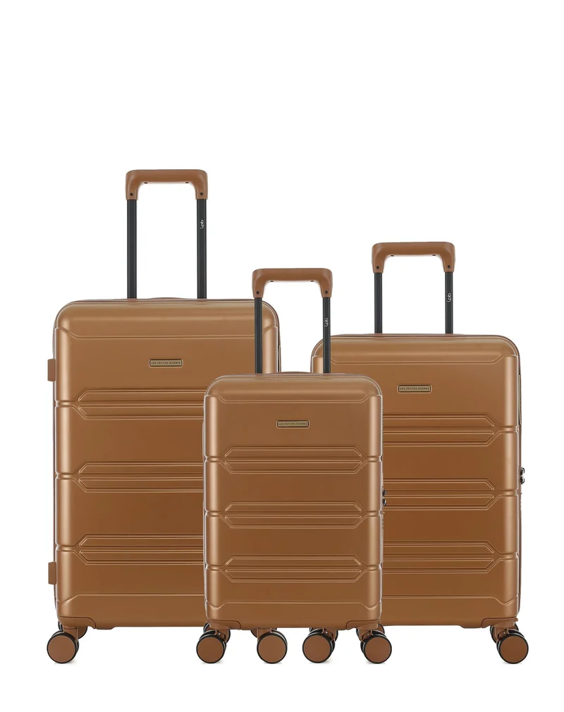 Lot de 3 Valises Rigides Taille Moyenne, Cabine et Cabine XS LYNDA