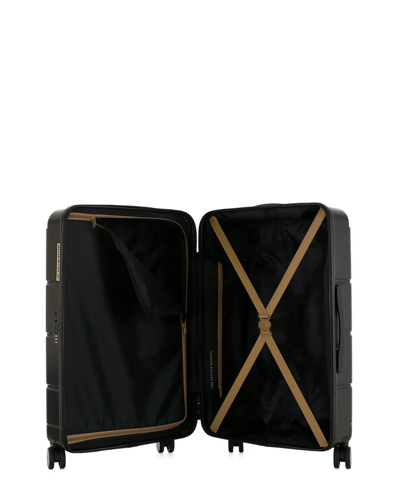Lot de 3 Valises Rigides Taille Moyenne, Cabine et Cabine XS LYNDA