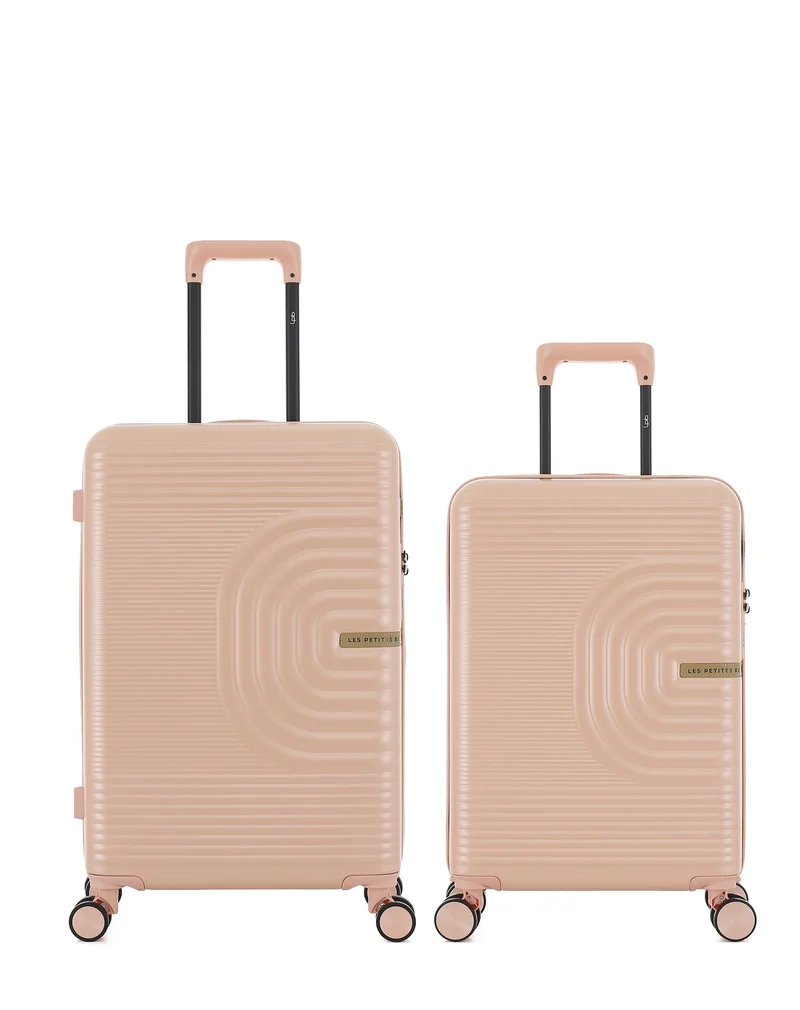 Lot de 2 Valises Rigides Taille Moyenne et Cabine CELIA