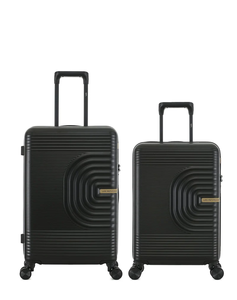 Lot de 2 Valises Rigides Taille Moyenne et Cabine CELIA