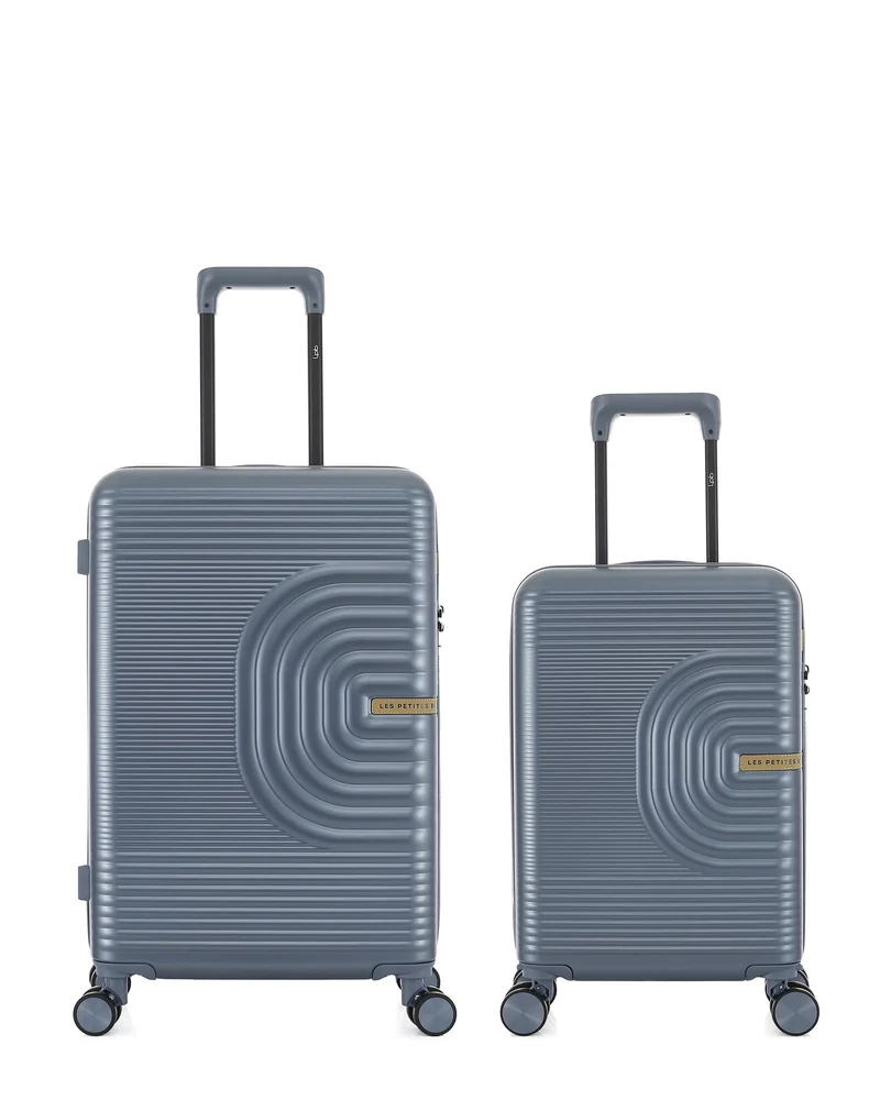 Lot de 2 Valises Rigides Taille Moyenne et Cabine XS CELIA