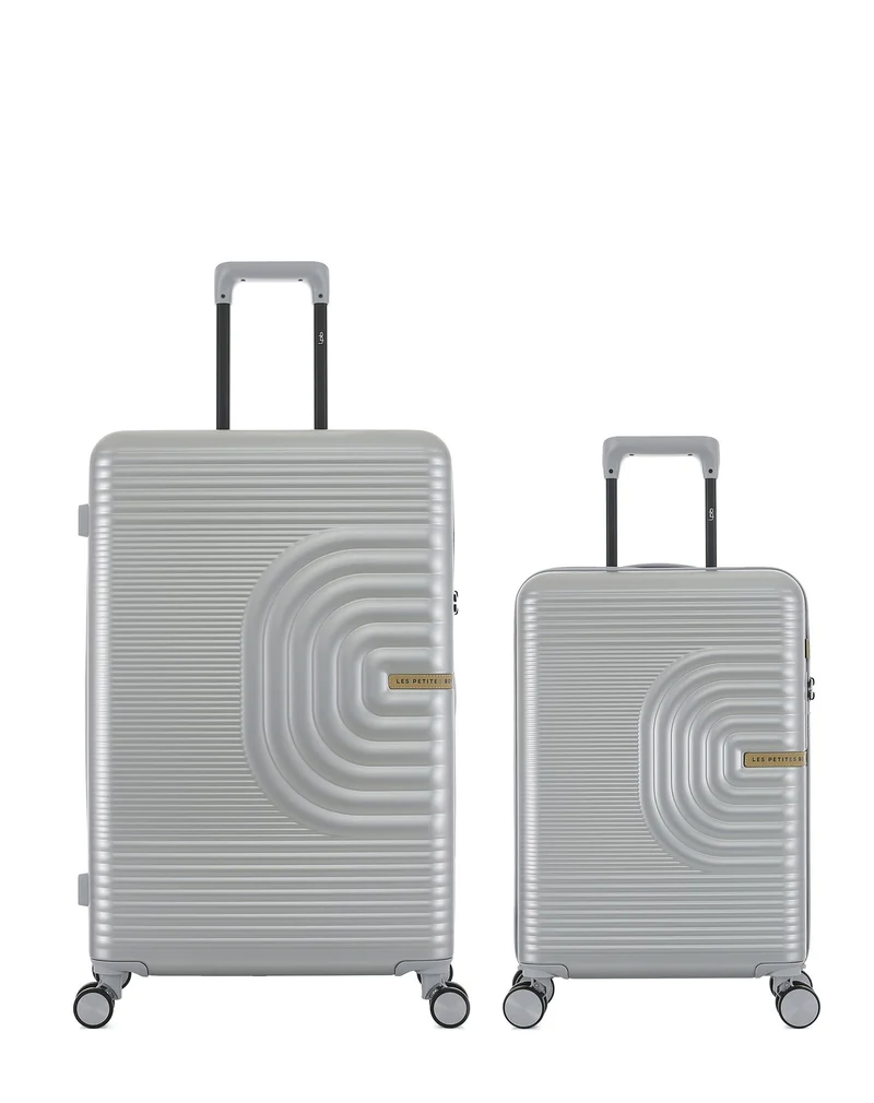 Lot de 2 Valises Rigides Grand Format et Cabine CELIA