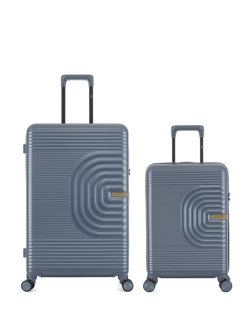 Lot de 2 Valises Rigides Grand Format et Cabine CELIA