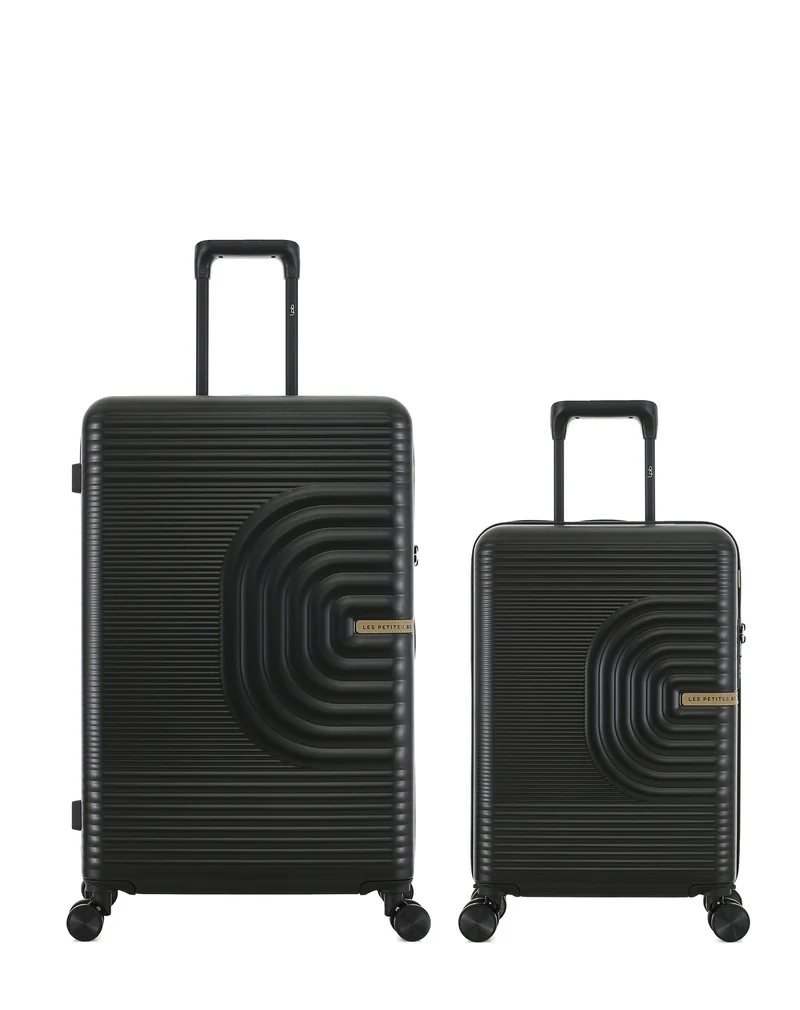 Lot de 2 Valises Rigides Grand Format et Cabine CELIA