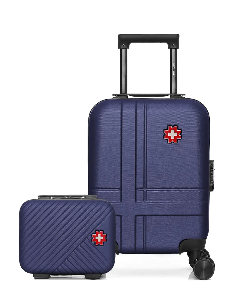 Lot de 2 Valises Rigides Cabine XXS et Vanity USTER