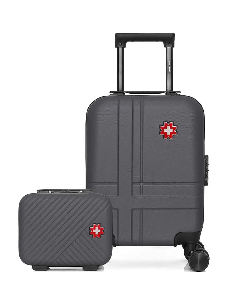 Lot de 2 Valises Rigides Cabine XXS et Vanity USTER