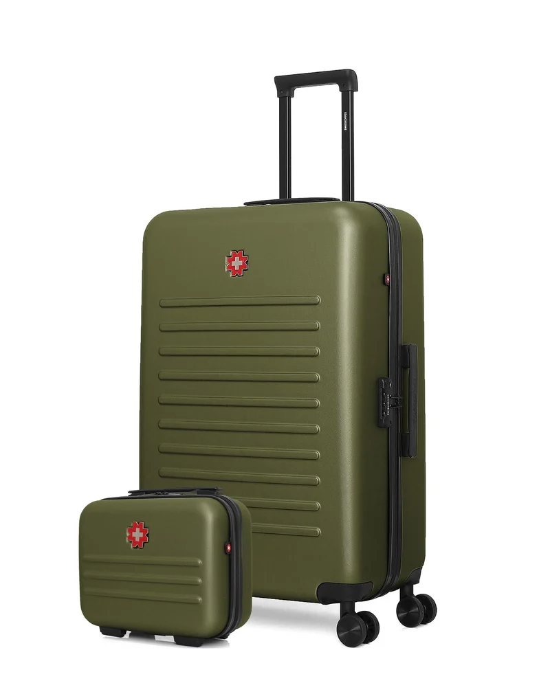Lot de 2 Valises Rigides Grand Format et Vanity WIL