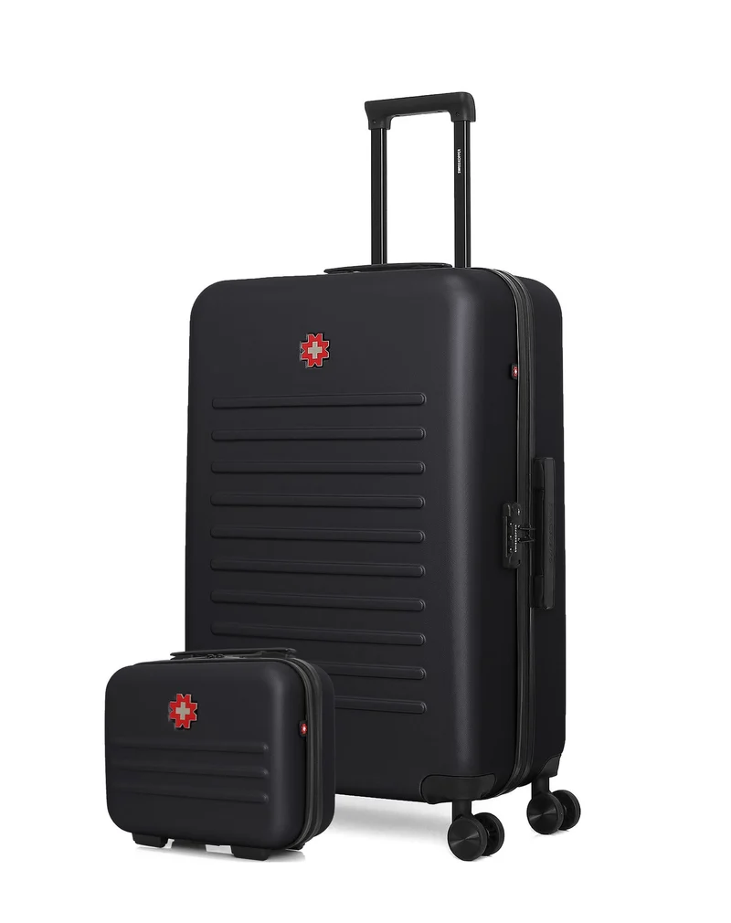 Lot de 2 Valises Rigides Grand Format et Vanity WIL