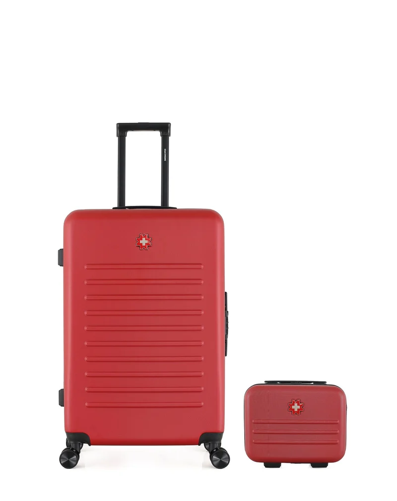 Lot de 2 Valises Rigides Grand Format et Vanity WIL