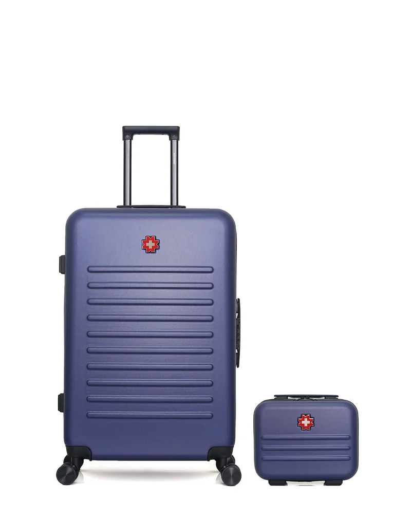 Lot de 2 Valises Rigides Grand Format et Vanity WIL