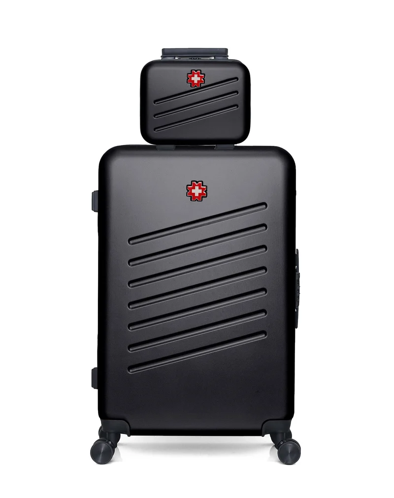 Lot de 2 Valises Rigides Grand Format et Vanity ZURICH