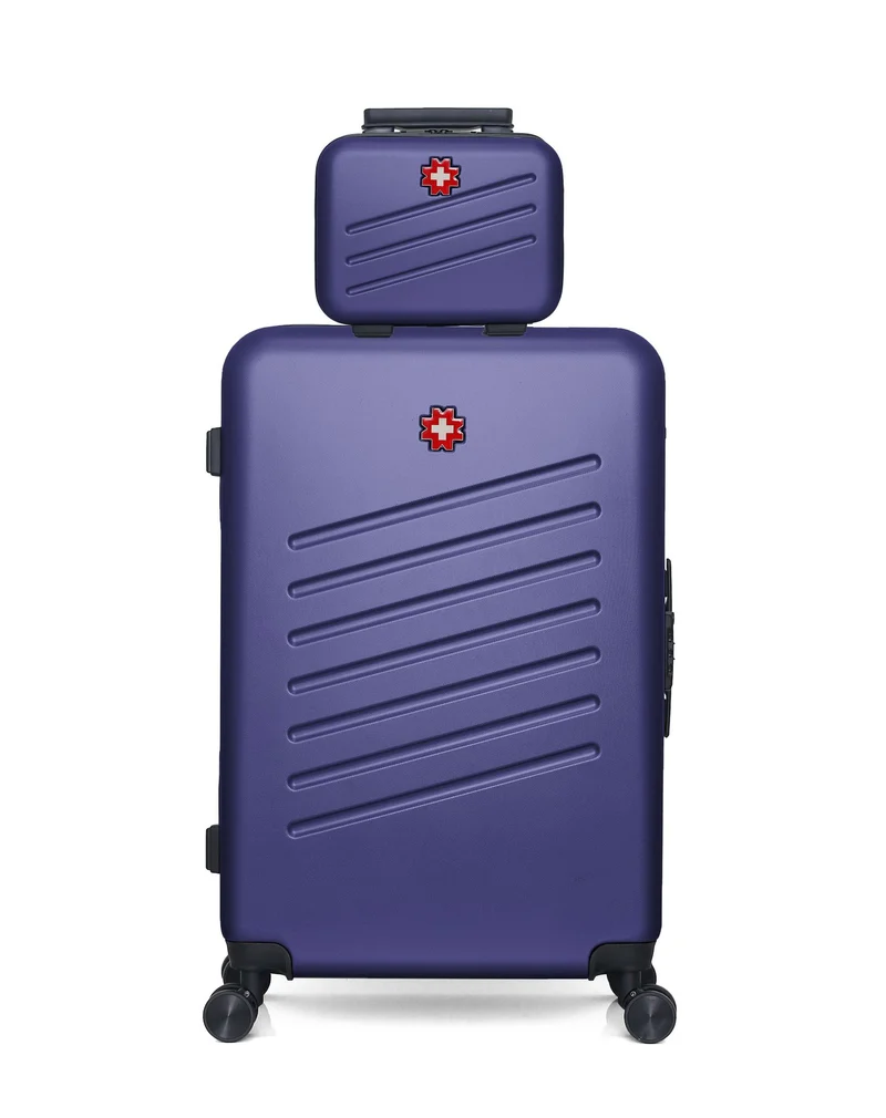 Lot de 2 Valises Rigides Grand Format et Vanity ZURICH