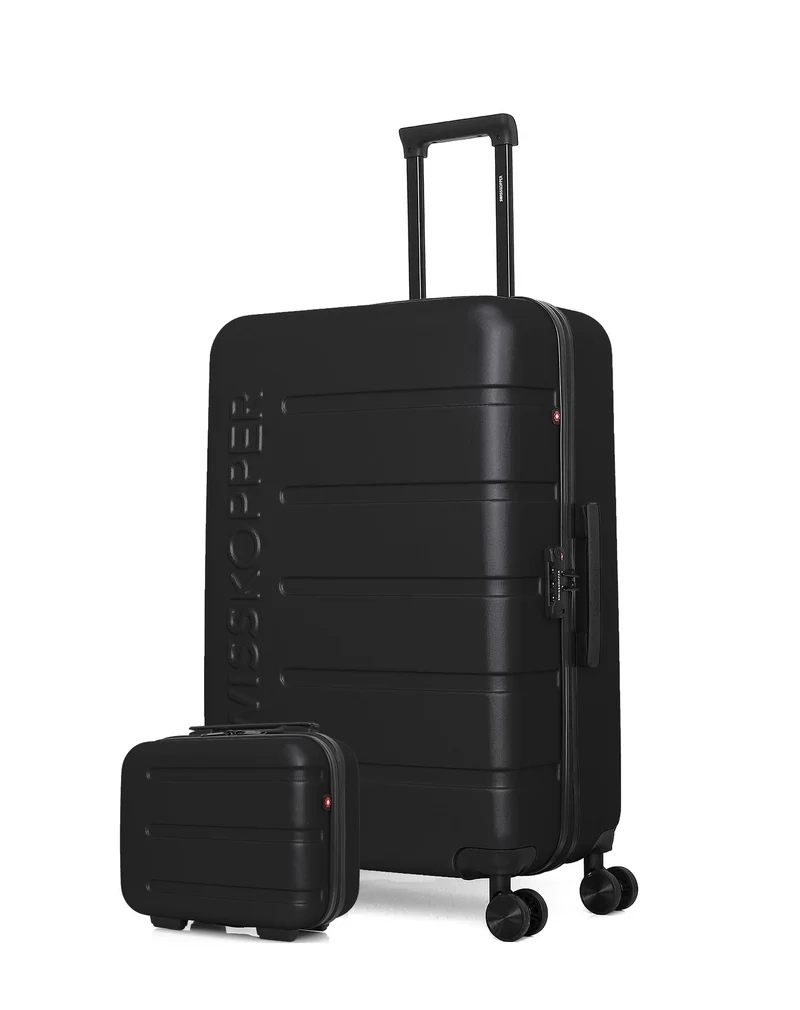 Lot de 2 Valises Rigides Grand Format et Vanity AIGLE