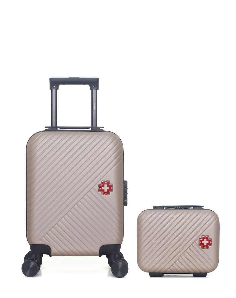 Lot de 2 Valises Rigides Cabine XXS et Vanity SPIEZ