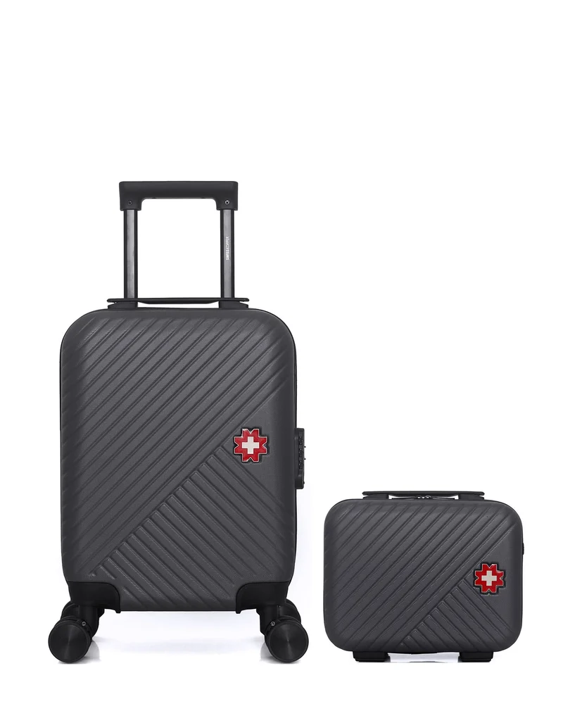 Lot de 2 Valises Rigides Cabine XXS et Vanity SPIEZ