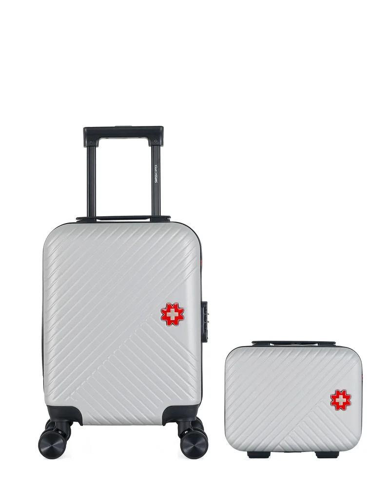 Lot de 2 Valises Rigides Cabine XXS et Vanity SPIEZ