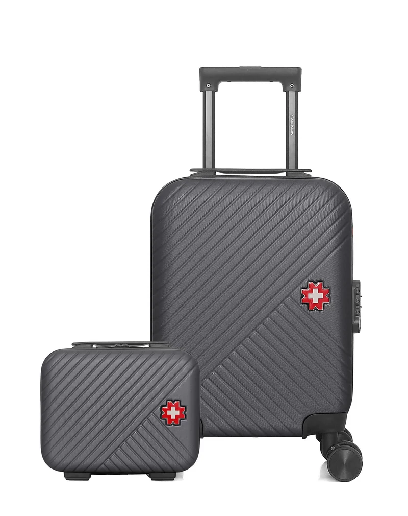 Lot de 2 Valises Rigides Cabine XXS et Vanity SPIEZ