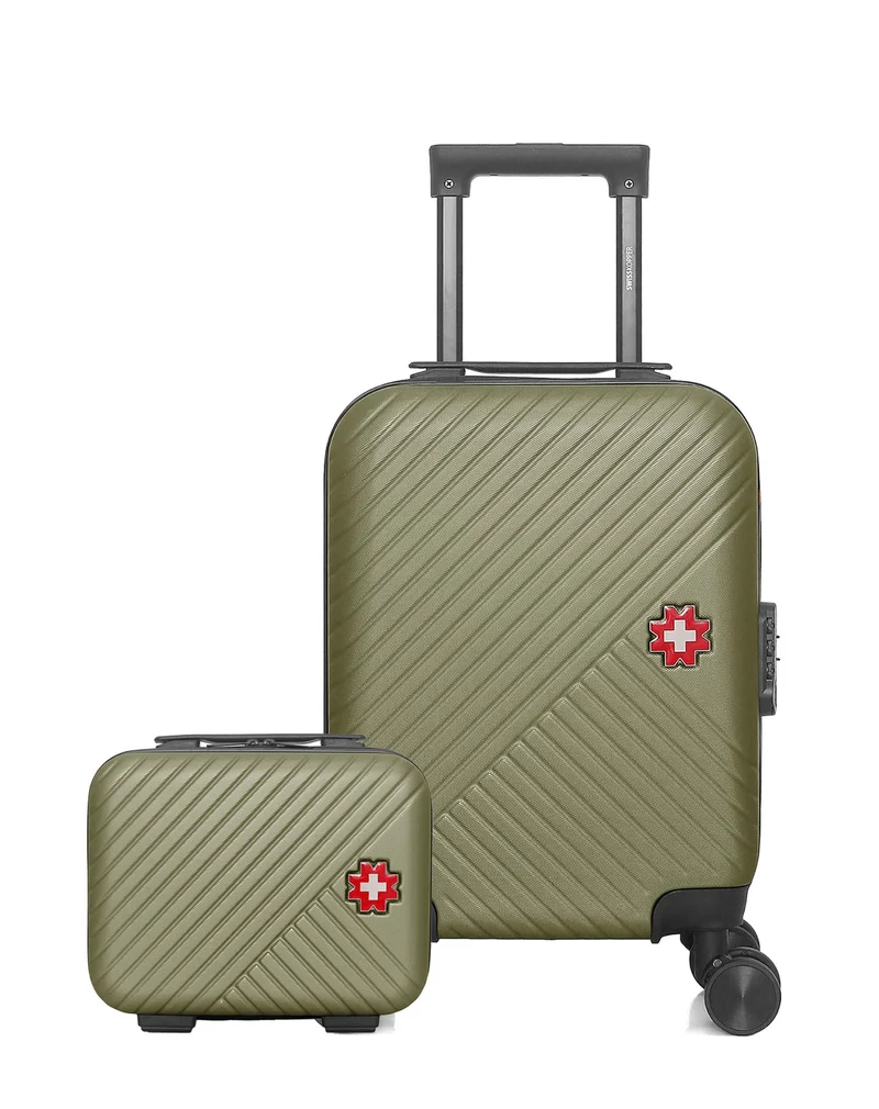 Lot de 2 Valises Rigides Cabine XXS et Vanity SPIEZ