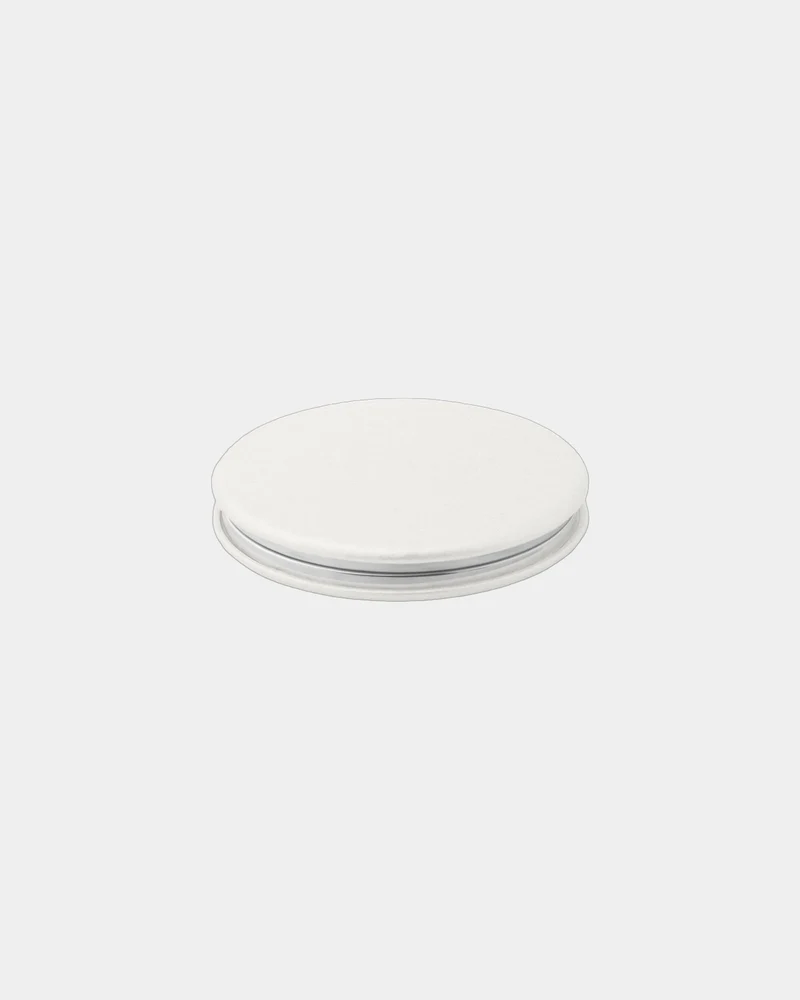 Miroir de poche rond en PU à personnaliser