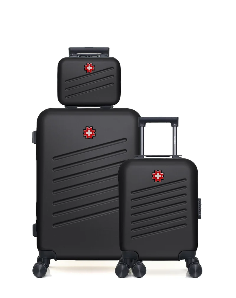 Lot de 3 Valise Weekend , Valise Cabine XXS et Vanity ZURICH