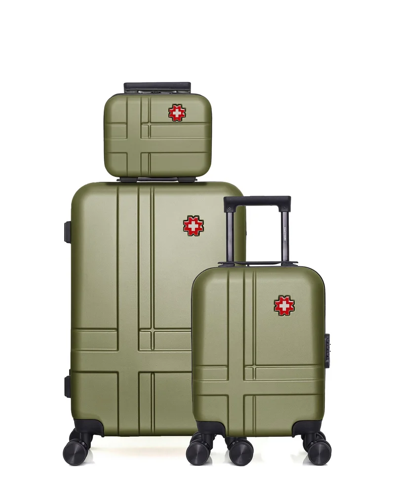 Lot de 3 Valise Weekend , Valise Cabine XXS et Vanity USTER