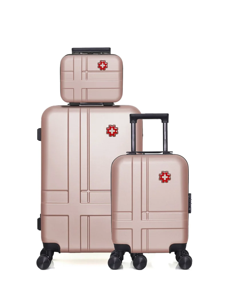 Lot de 3 Valise Weekend , Valise Cabine XXS et Vanity USTER