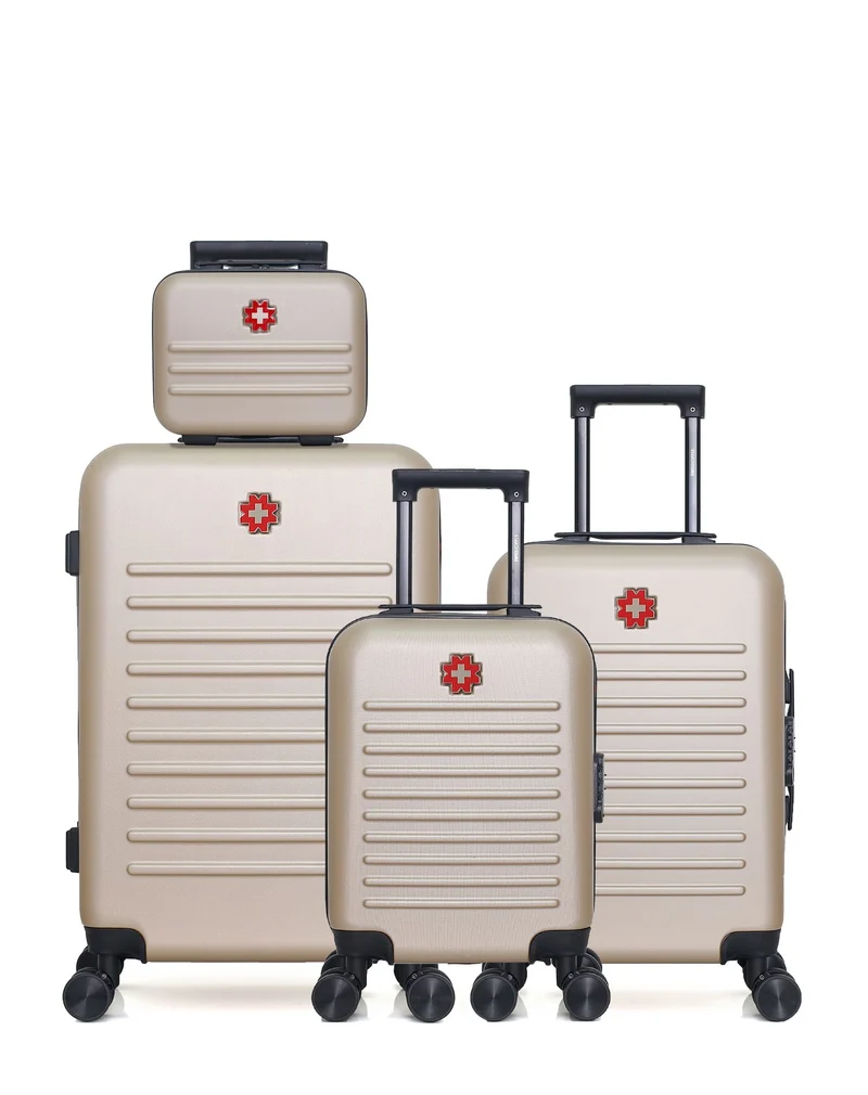 Lot de 4 Valise Weekend, Valise Cabine, Valise Cabine XXS et Vanity WIL