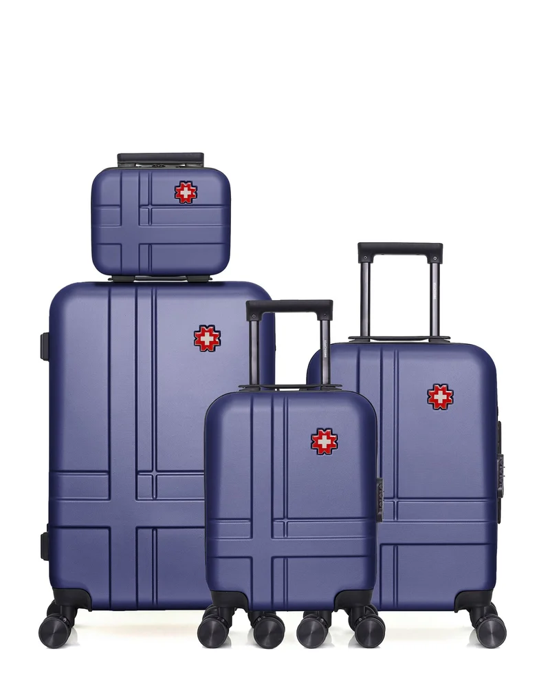 Lot de 4 Valise Weekend, Valise Cabine, Valise Cabine XXS et Vanity USTER