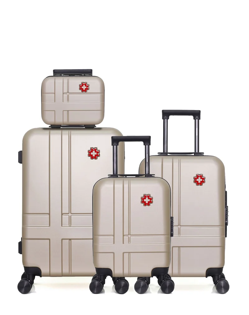 Lot de 4 Valise Weekend, Valise Cabine, Valise Cabine XXS et Vanity USTER
