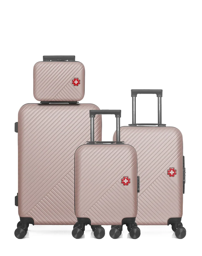 Lot de 4 Valise Weekend, Valise Cabine, Valise Cabine XXS et Vanity SPIEZ