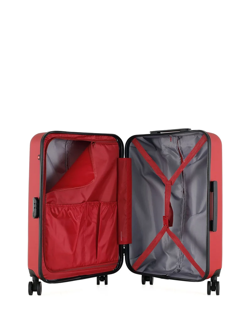 Lot de 4 Valise weekend, valise cabine, valise cabine XXS et vanity RÜTI