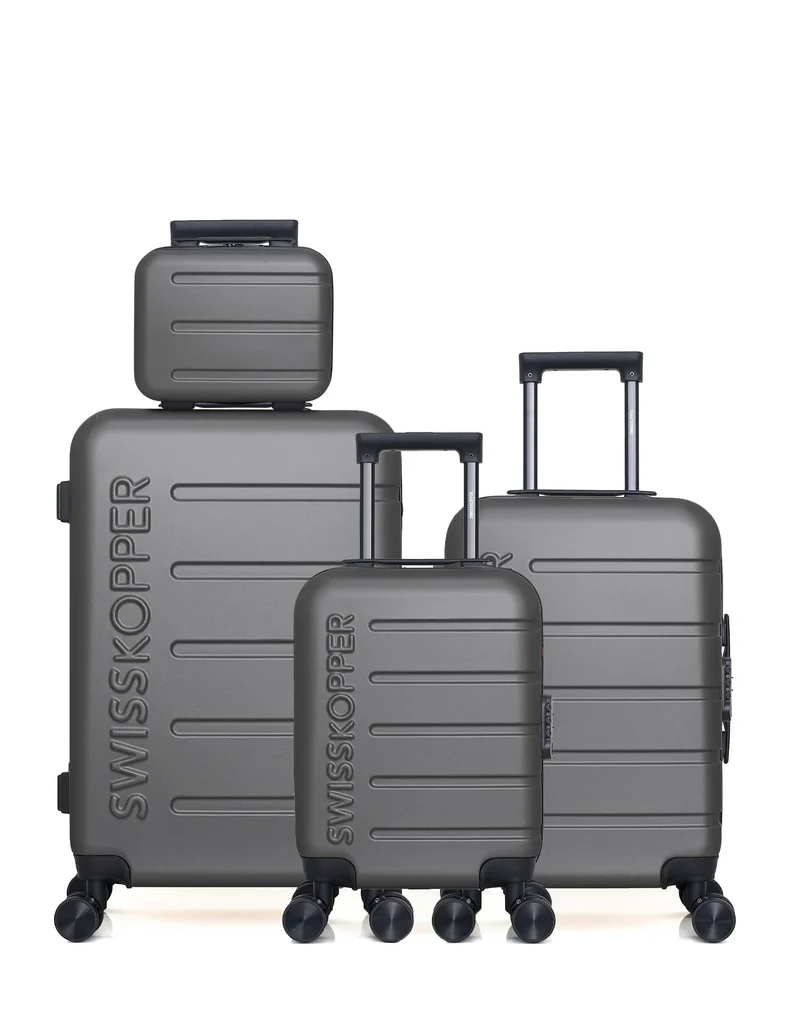 Lot de 4 Valise Weekend, Valise Cabine, Valise Cabine XXS et Vanity AIGLE