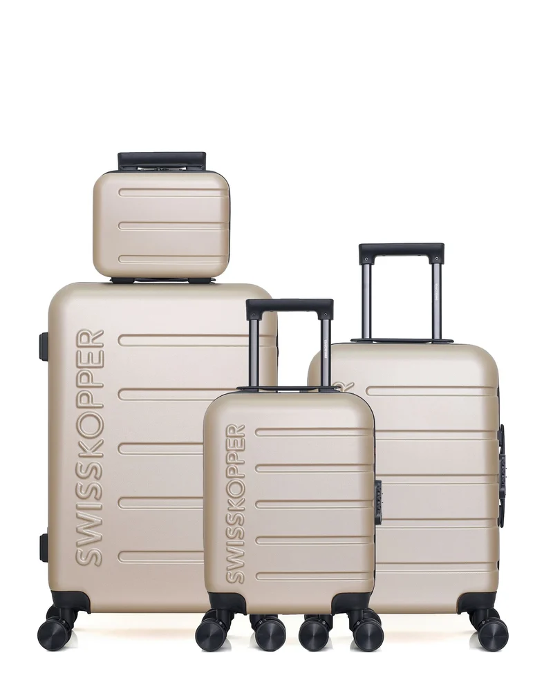 Lot de 4 Valise Weekend, Valise Cabine, Valise Cabine XXS et Vanity AIGLE