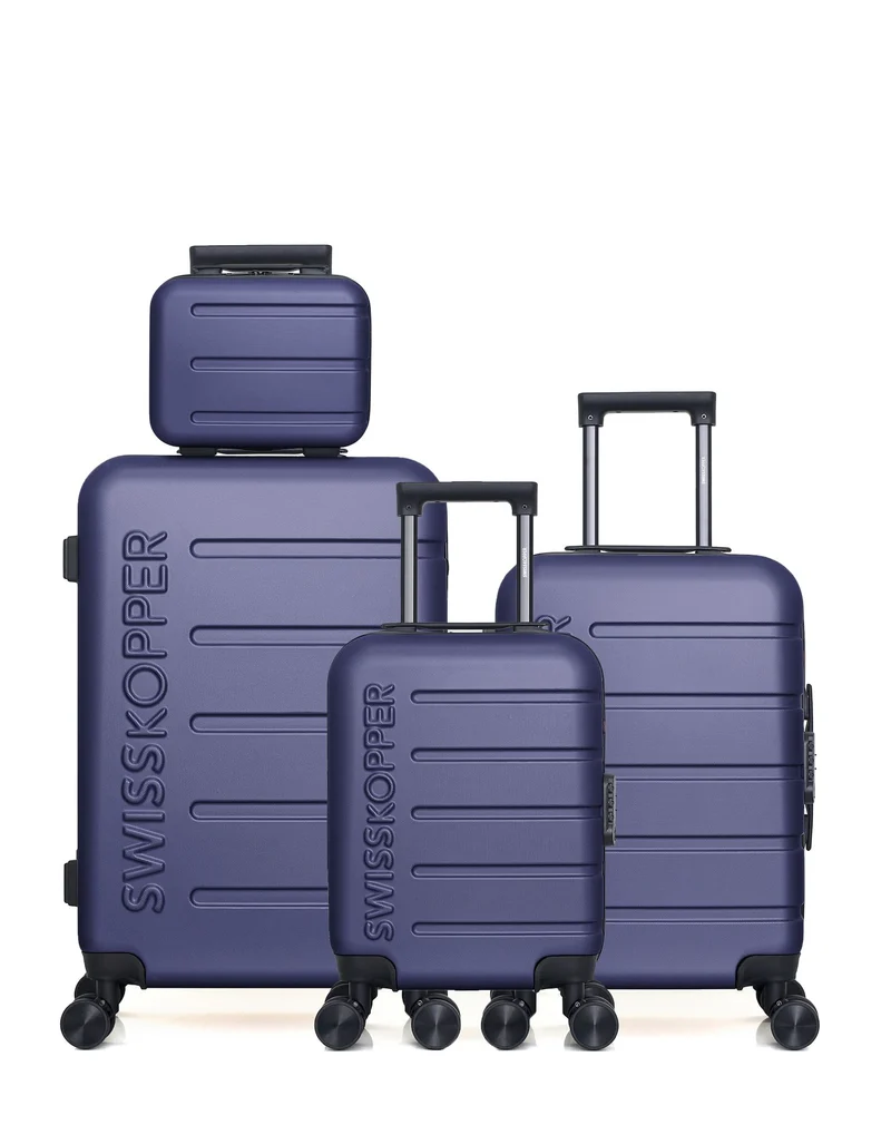 Lot de 4 Valise Weekend, Valise Cabine, Valise Cabine XXS et Vanity AIGLE
