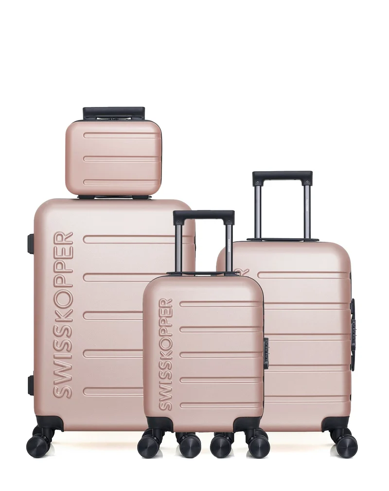 Lot de 4 Valise Weekend, Valise Cabine, Valise Cabine XXS et Vanity AIGLE