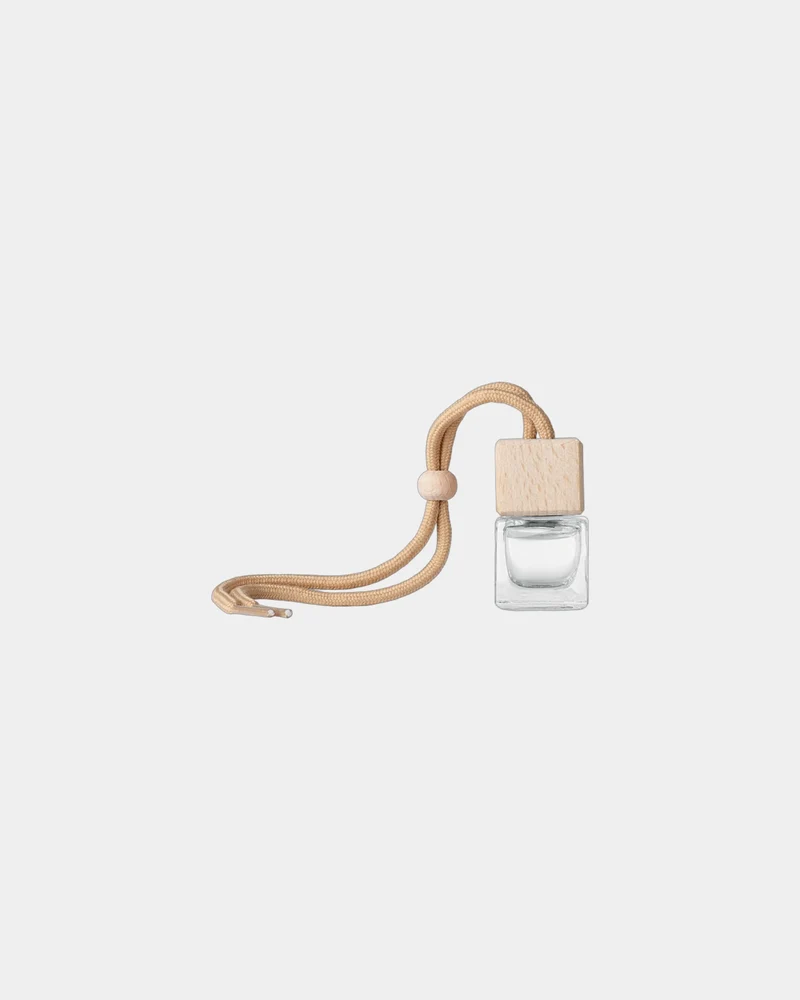 Désodorisant voiture verre et bois 5ml à personnaliser