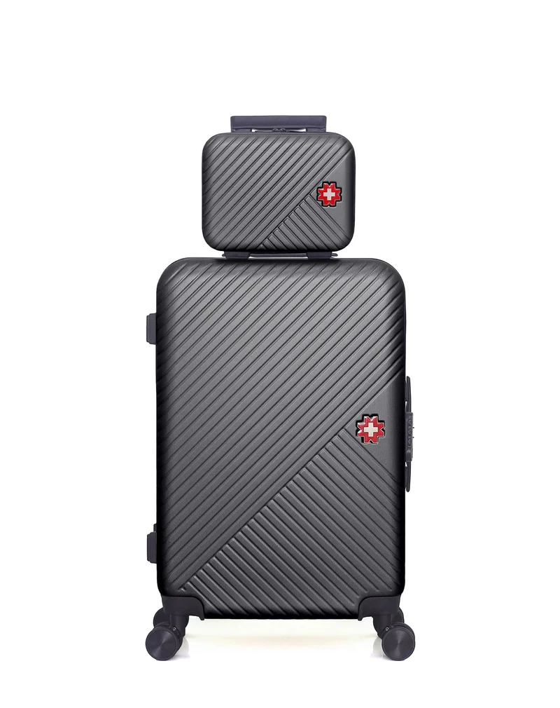 Lot de 2 Valise Taille Moyenne et Vanity SPIEZ