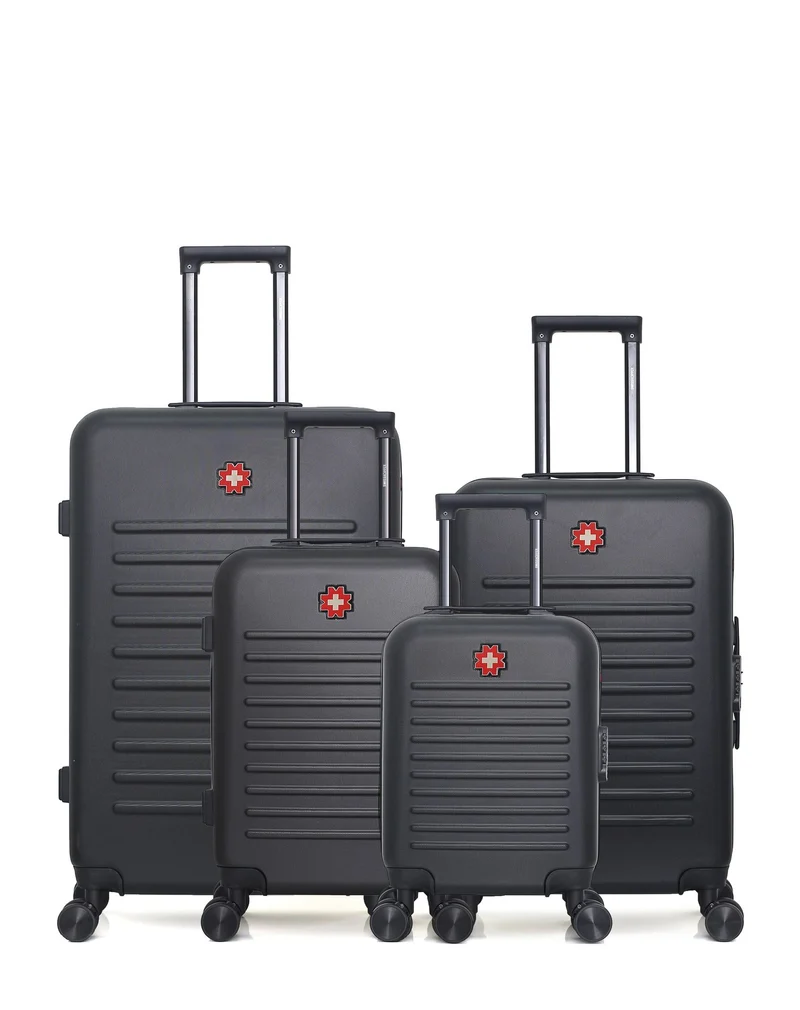 Lot de 4 Valise Grand Format, Valise Weekend, Valise Cabine, Valise Cabine XXS SPIEZ