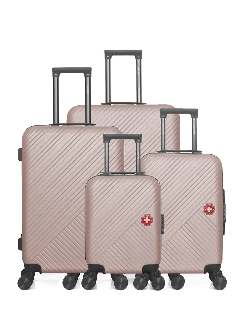 Lot de 4 Valise Grand Format, Valise Weekend, Valise Cabine, Valise Cabine XXS SPIEZ