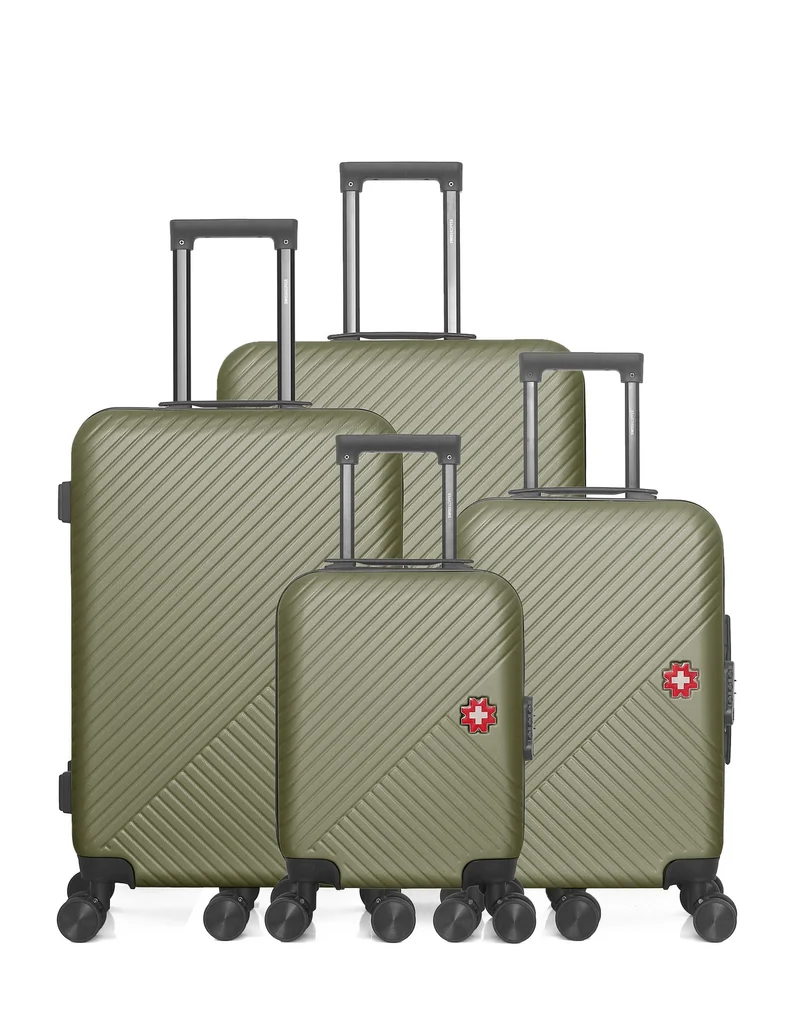 Lot de 4 Valise Grand Format, Valise Weekend, Valise Cabine, Valise Cabine XXS SPIEZ