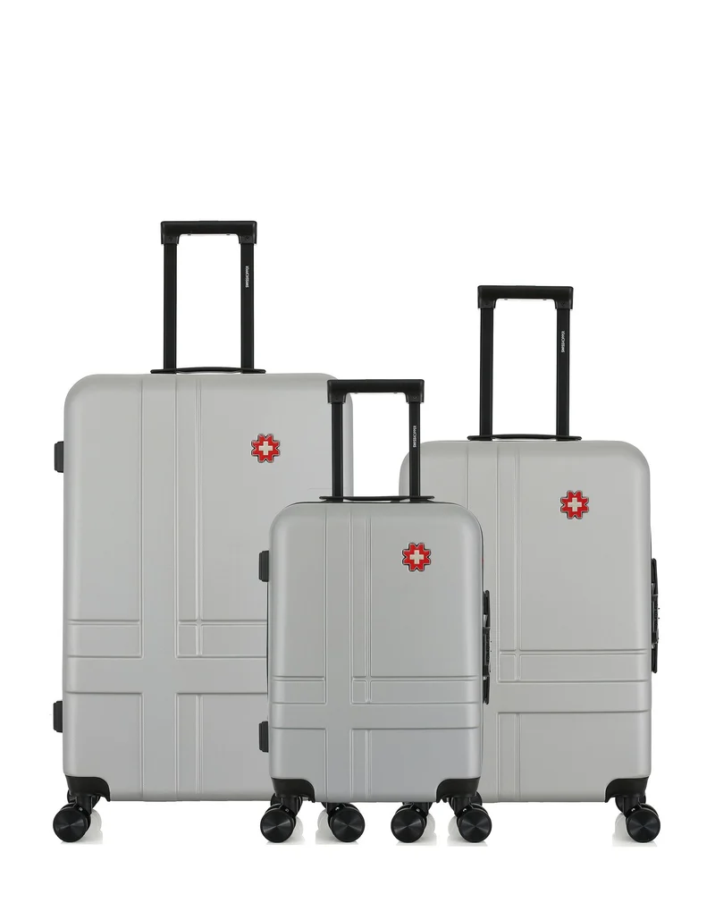Lot de 3 Valise Grand Format, Valise Weekend et Valise Cabine USTER